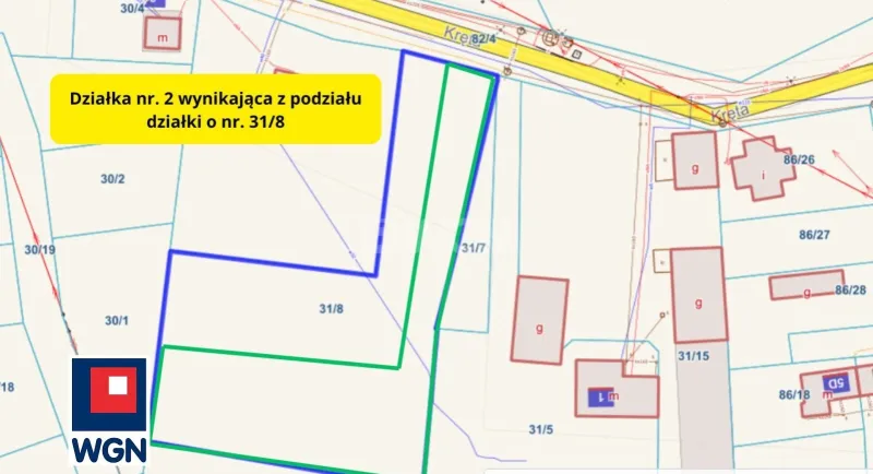 Działka na sprzedaż Reblino