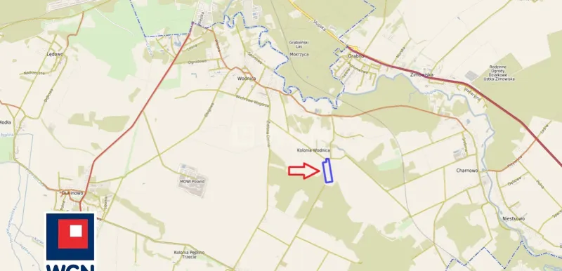 Działka na sprzedaż Wodnica